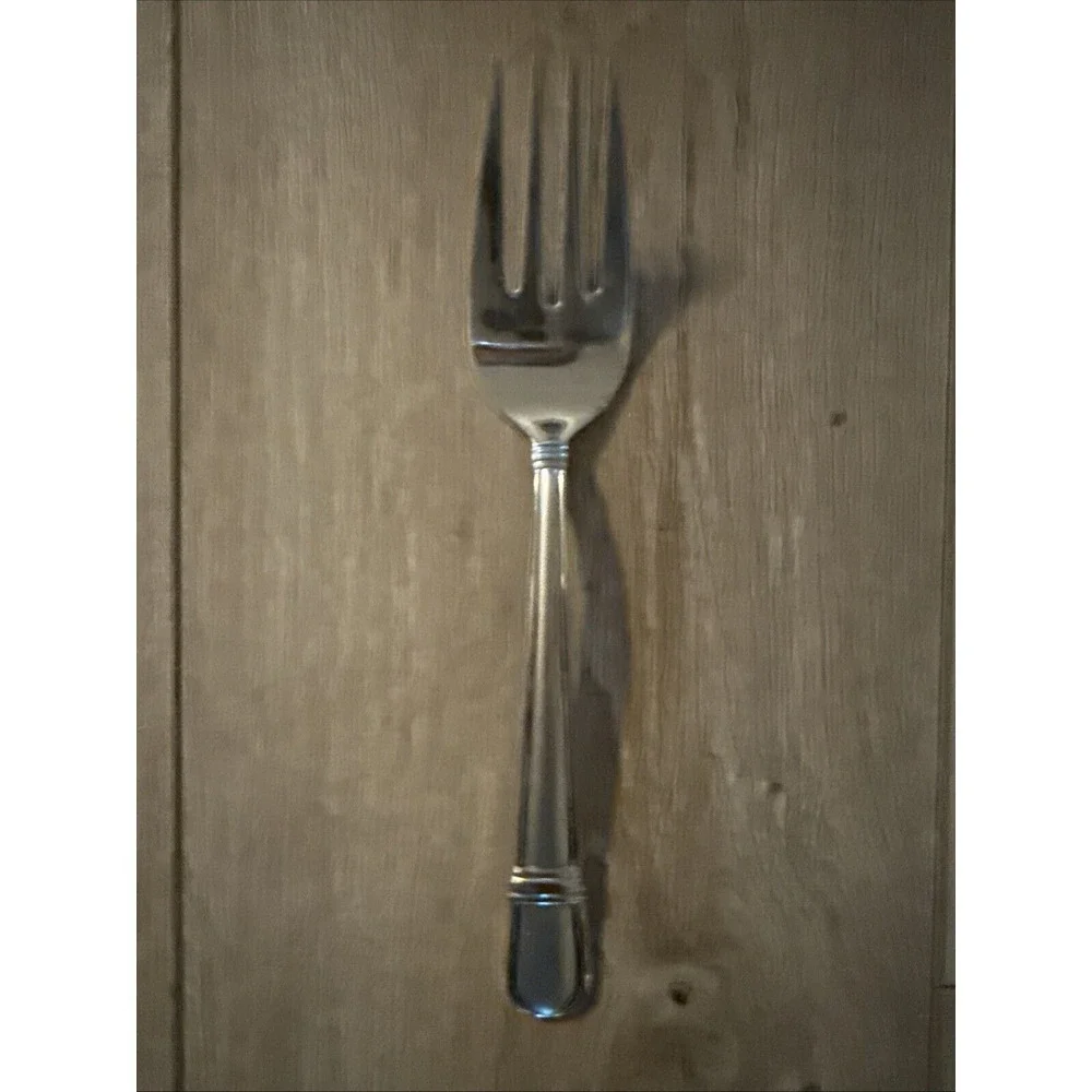 Towle ARIEL SATIN Stainless Cold Meat Fork‎ Silverware Flatware Serving
